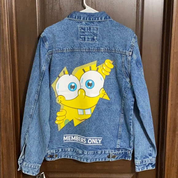 Members Only Jackets & Coats Members Only X Nickelodeon Spongebob